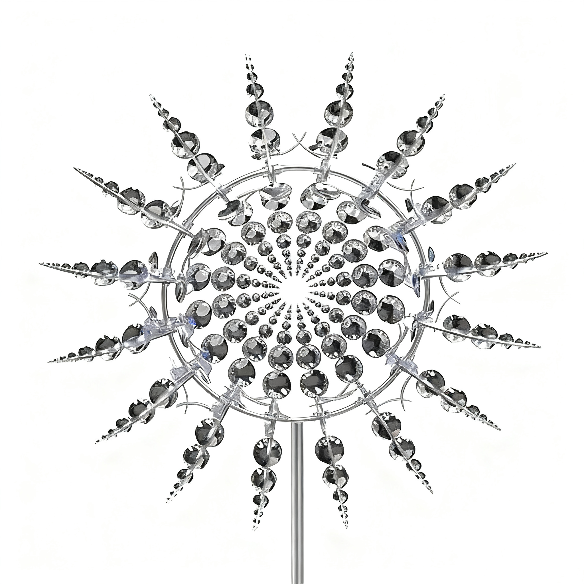 Handgefertigtes Vintage-Windspiel – Zauberhafte Gartendekoration