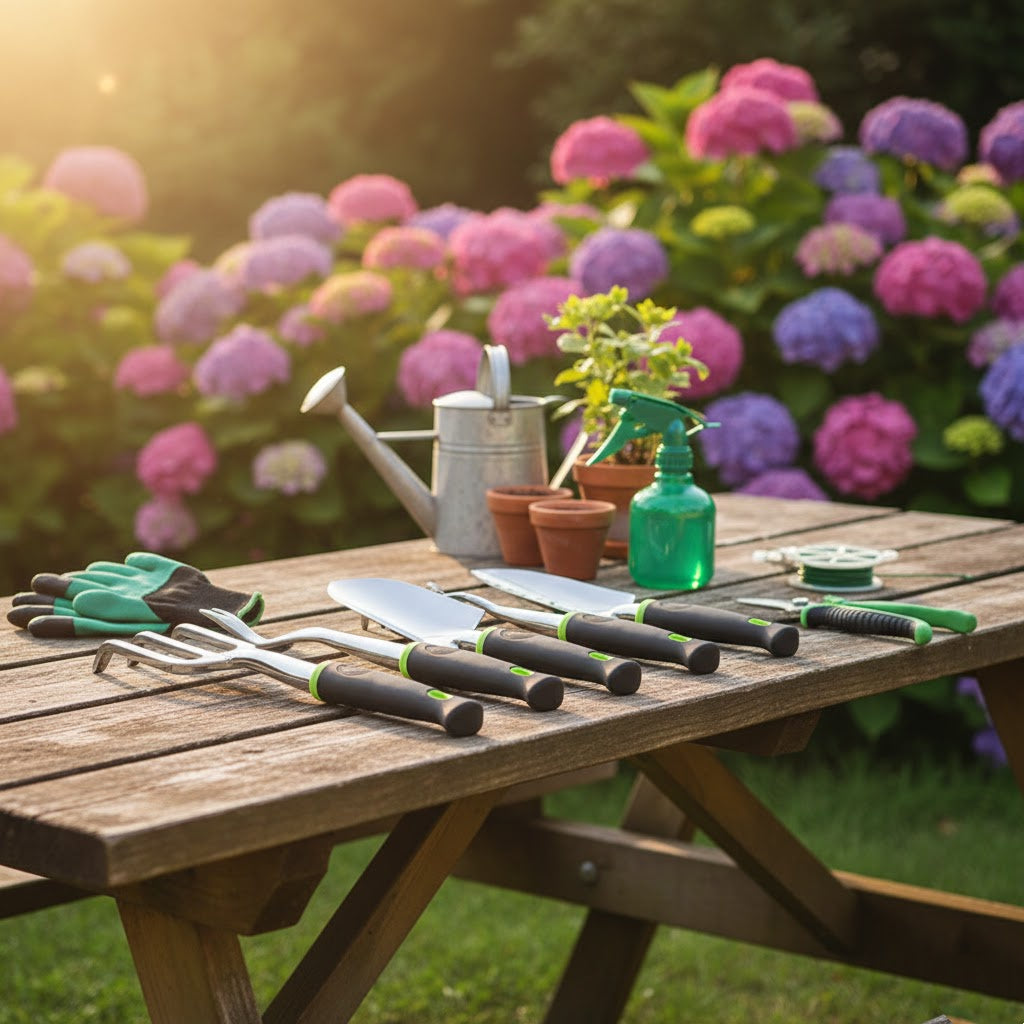 11-teiliges Gartenwerkzeug Set für Gartenarbeit und Pflanzenpflege Robustes Gartenset