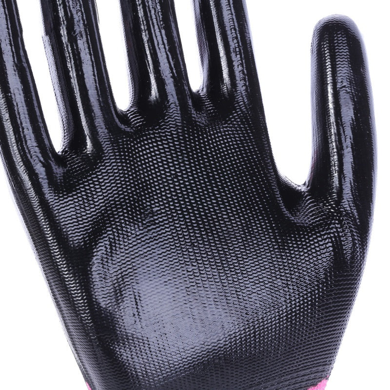 Gartenhandschuhe mit Nylon-Print – rutschfest, atmungsaktiv und strapazierfähig