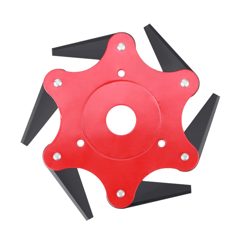 Rasentrimmer mit 6-Blatt-Messer für präzises Schneiden