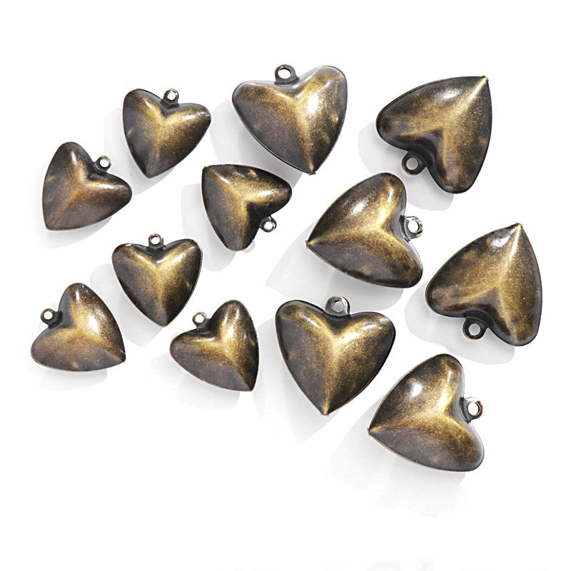 35x37mm Metallglocken Vintage – Bastelglocken für DIY-Schmuck & Deko – Rustikale Schellen für Haustiere & Weihnachten