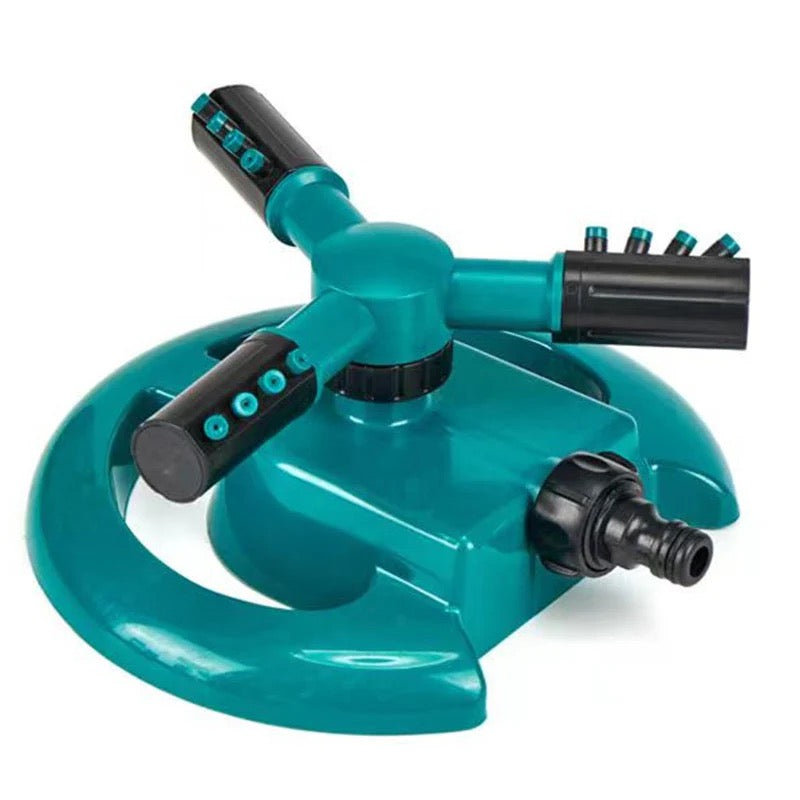 360° drehbarer Gartensprinkler – Automatische Bewässerung für Gemüsebeete, Rasen & Gartenflächen