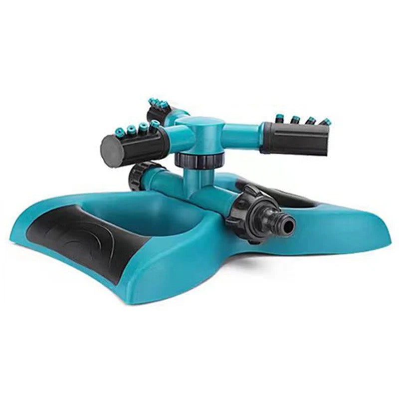 360° drehbarer Gartensprinkler – Automatische Bewässerung für Gemüsebeete, Rasen & Gartenflächen