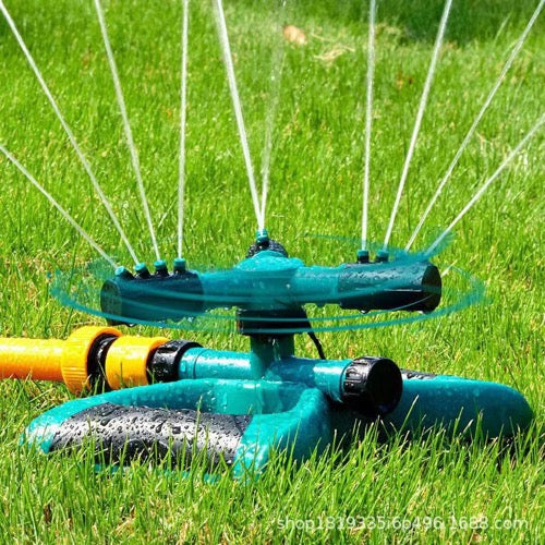 360° drehbarer Gartensprinkler – Automatische Bewässerung für Gemüsebeete, Rasen & Gartenflächen