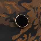 Braunes Jacquard-Kleid: Edle Corsage-Optik, Spaghetti-Träger & Maxirock XS-L