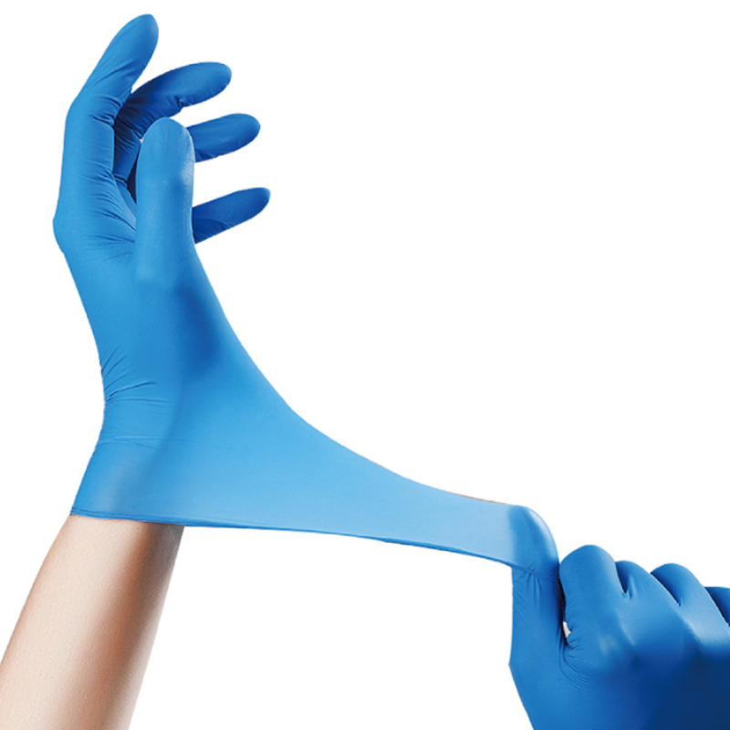 100 Einweg Nitrile Handschuhe Latexfrei Puderfrei - Durchstichfest für Garten