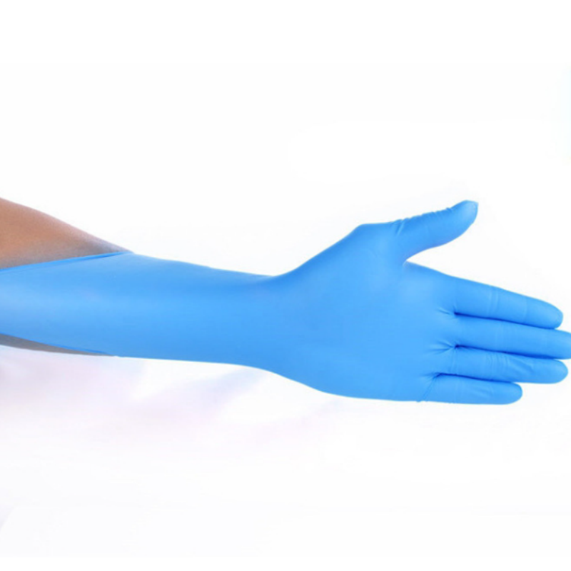 100 Einweg Nitrile Handschuhe Latexfrei Puderfrei - Durchstichfest für Garten