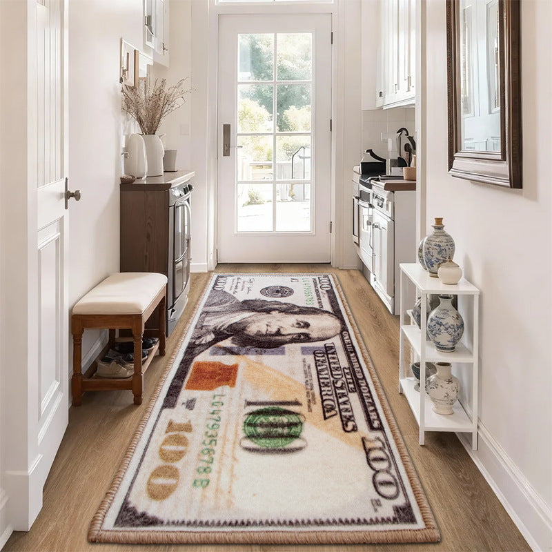 400MMx600MM Ergonomische Fußmatte für Wohnzimmer – Bedruckter Nylon-Teppich – Staubabweisend & Weich – Komfortabler Bodenteppich