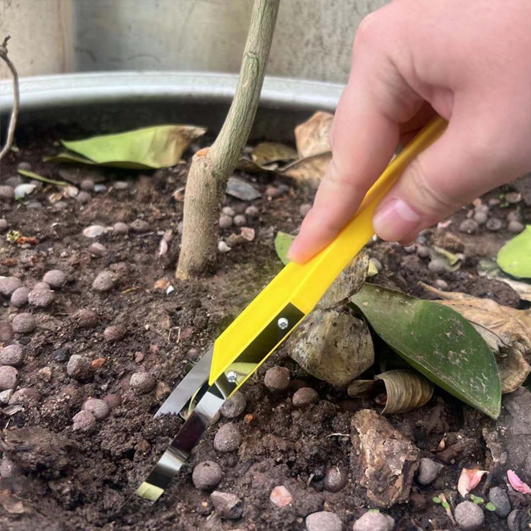 Manueller Unkrautzieher für Beete und Rasen – effektives Gartenwerkzeug