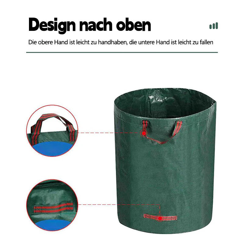 Gartenabfallsack – Robuster PP-Gewebesack zur Sammlung von Laub, Pflanzenresten und Gartenabfällen