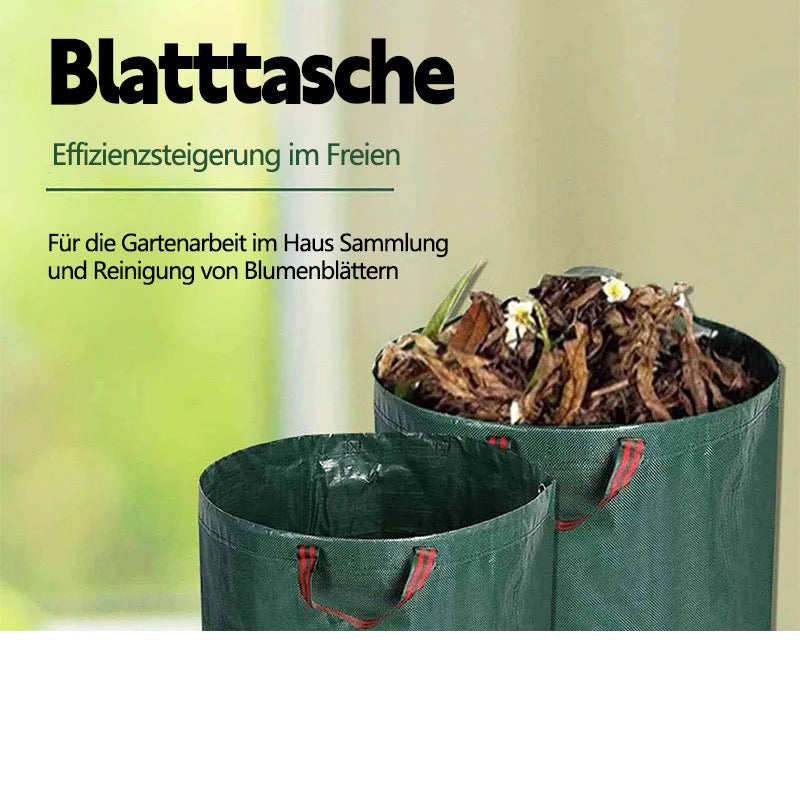 Gartenabfallsack – Robuster PP-Gewebesack zur Sammlung von Laub, Pflanzenresten und Gartenabfällen