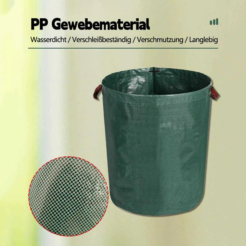 Gartenabfallsack – Robuster PP-Gewebesack zur Sammlung von Laub, Pflanzenresten und Gartenabfällen