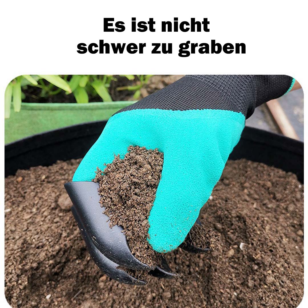 Gartenarbeit Handschuhe mit integrierten Krallen – sicherer Schutz beim Graben, Pflanzen und Jäten