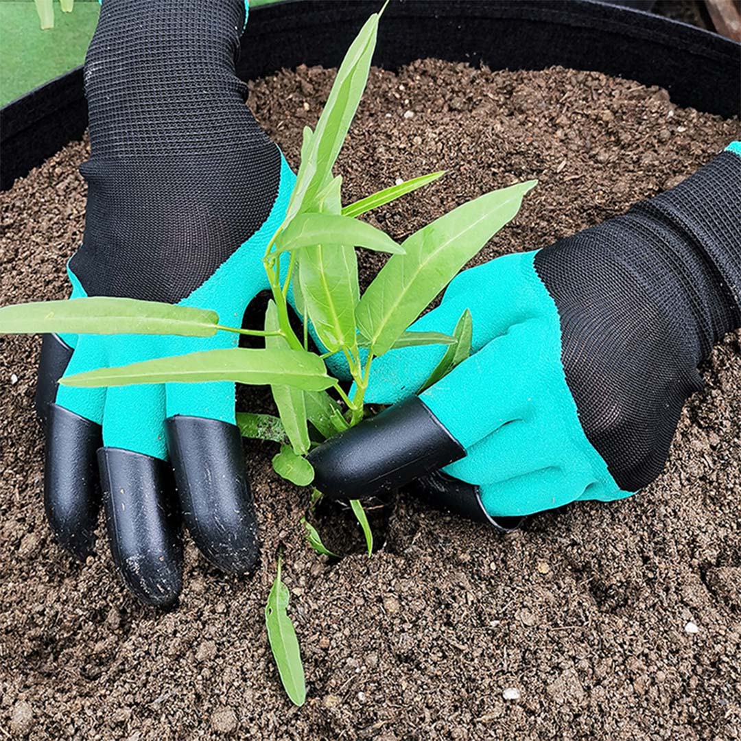 Gartenarbeit Handschuhe mit integrierten Krallen – sicherer Schutz beim Graben, Pflanzen und Jäten