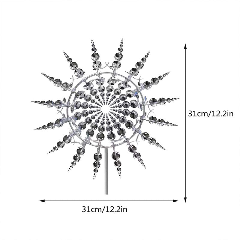 Handgefertigtes Vintage-Windspiel – Zauberhafte Gartendekoration