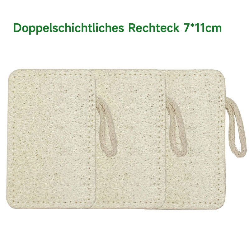 Holzzellstoff Luffa Spülschwamm – Natürlicher, Verdickter Küchenschwamm zum Fettlösen, Umweltfreundlich & Ohne Chemie, Nachhaltiger Reinigungsschwamm