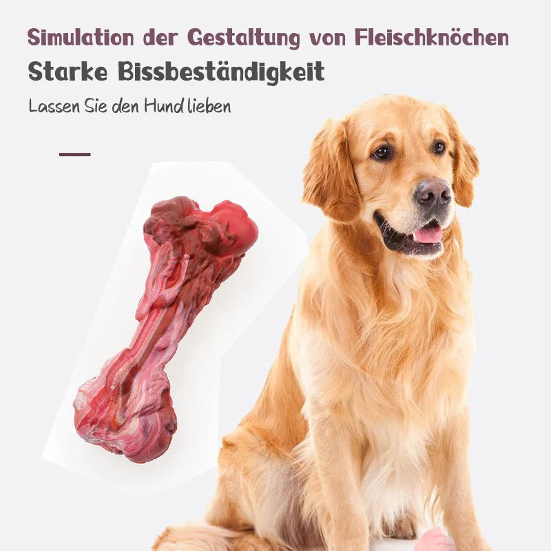 Hundespielzeug aus Gummi – Kauknochen für Hunde, zum Spielen und Zahnpflege