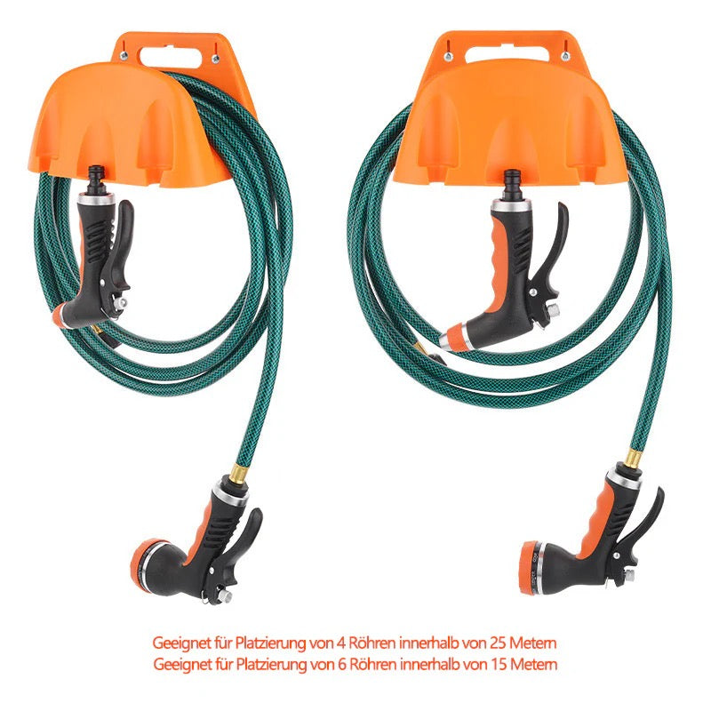 Kunststoff Gartenschlauchhalter – Wandhalterung zur ordentlichen Aufbewahrung von Gartenschläuchen