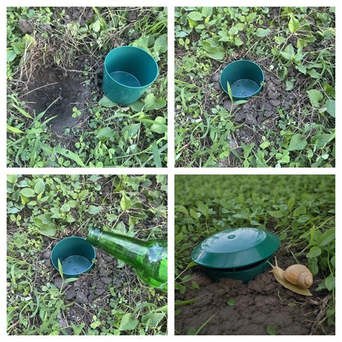 Kunststoff Schneckenfalle – Schneckenkäfig für effektiven Schutz von Garten und Gemüsebeeten