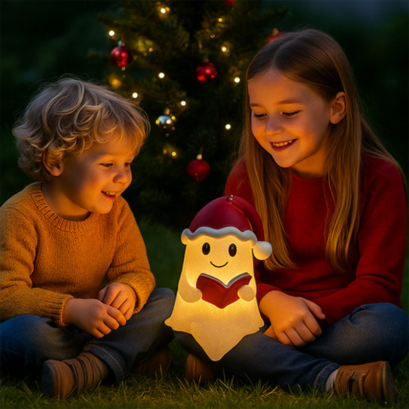 LED Weihnachtsdeko Lampe – Leuchtender Weihnachtsgeist, Warmweißes Stimmungslicht