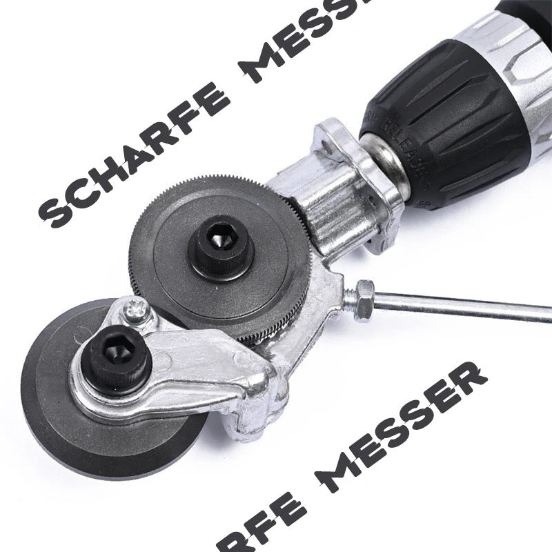 Metall- und Blechschneider-Aufsatz für Bohrmaschinen – universell und langlebig
