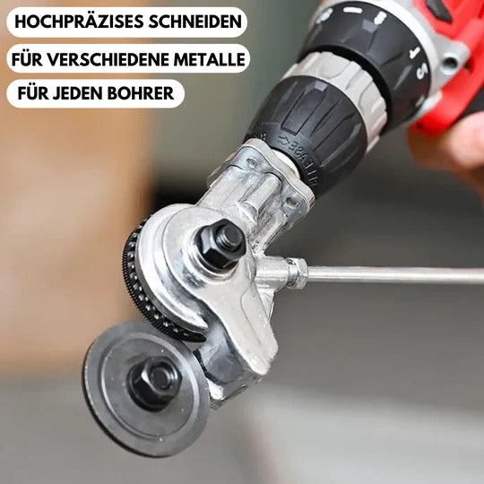 Metall- und Blechschneider-Aufsatz für Bohrmaschinen – universell und langlebig