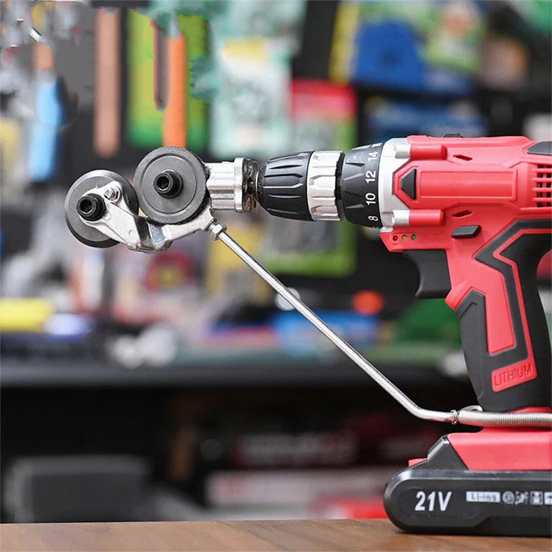 Metall- und Blechschneider-Aufsatz für Bohrmaschinen – universell und langlebig