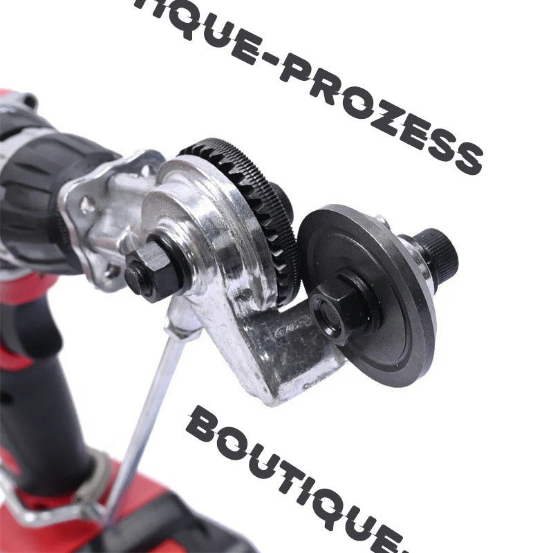 Metall- und Blechschneider-Aufsatz für Bohrmaschinen – universell und langlebig