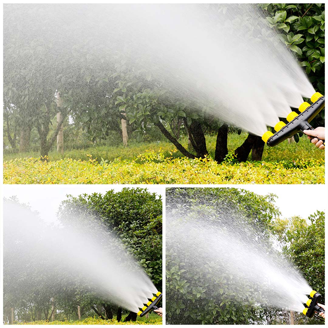 Universeller Garten-Sprühkopf mit Mehrfachdüsen für Bewässerun