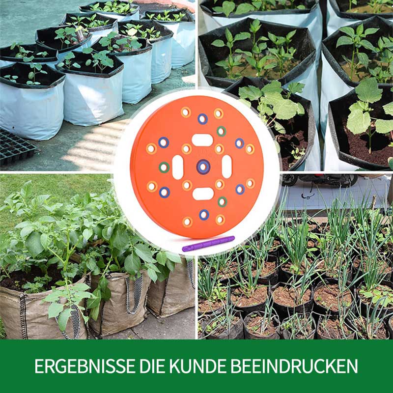 Praktischer Gartenhelfer mit Abstandsskala – Ideal für Gemüse und Setzlinge