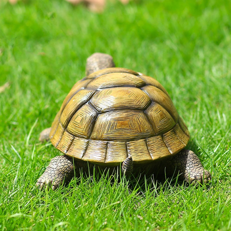 Resin Schildkröte Figur – wetterfeste Gartendeko und Wohnaccessoire
