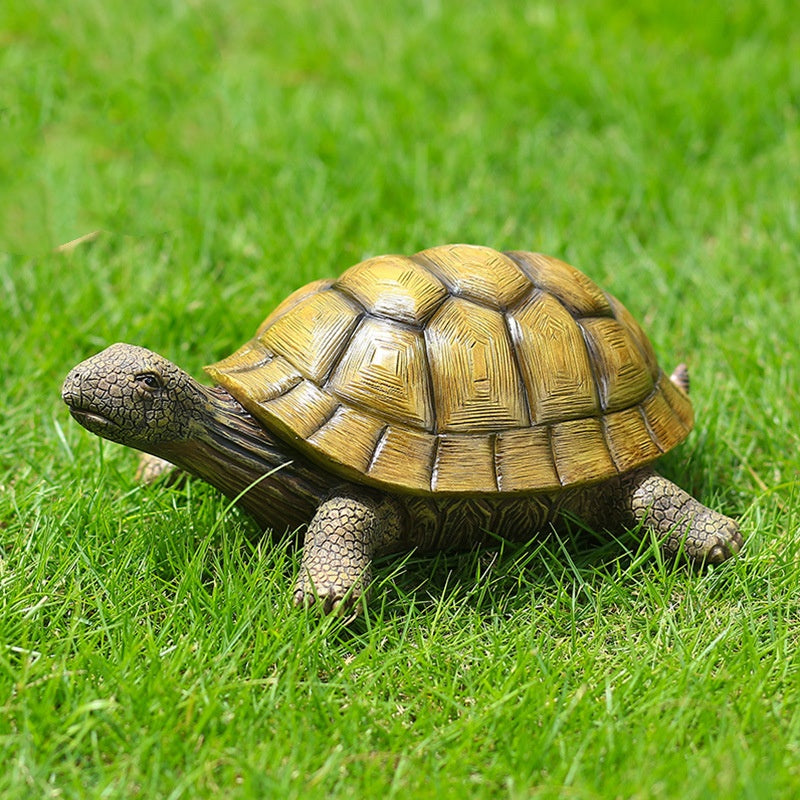 Resin Schildkröte Figur – wetterfeste Gartendeko und Wohnaccessoire