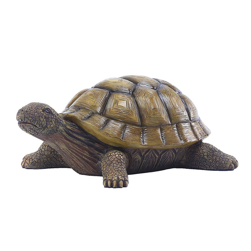 Resin Schildkröte Figur – wetterfeste Gartendeko und Wohnaccessoire