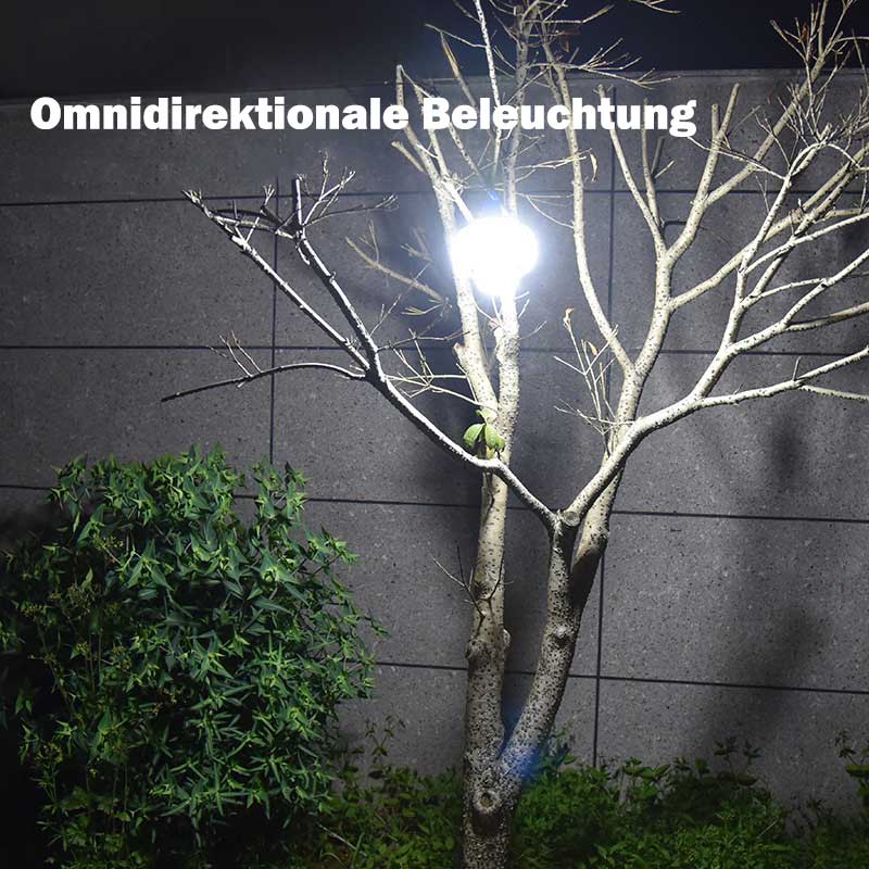 Solarlaterne im Polygon-Design für Garten und Terrasse