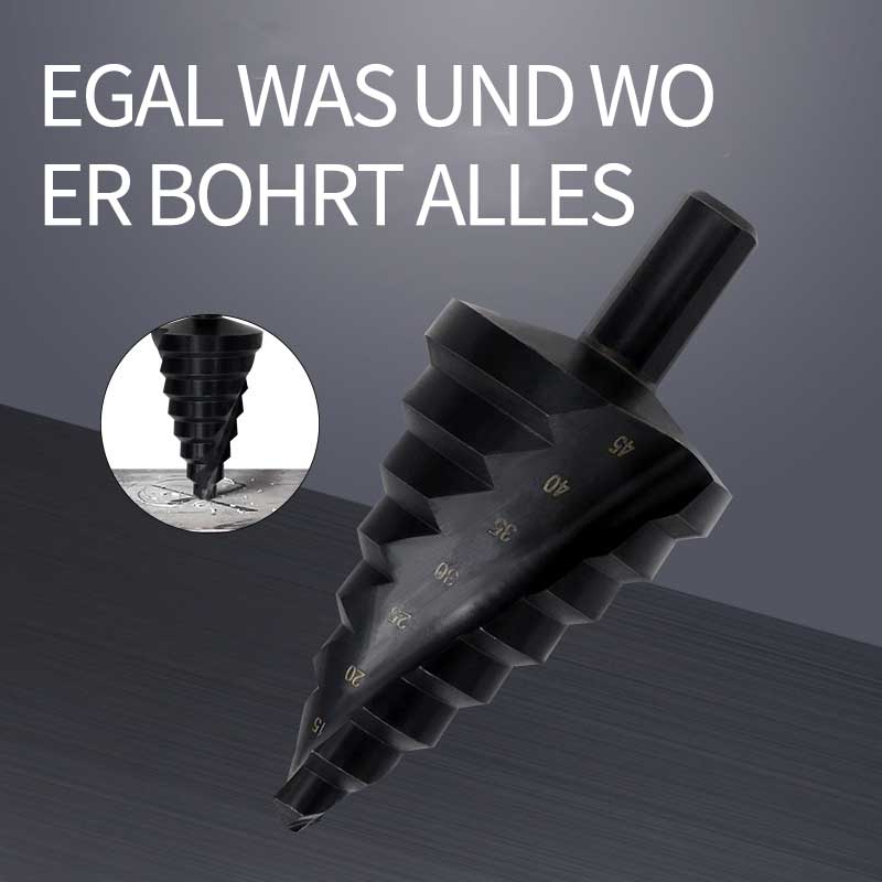 Stufenbohrer mit Sechskant-Schaft