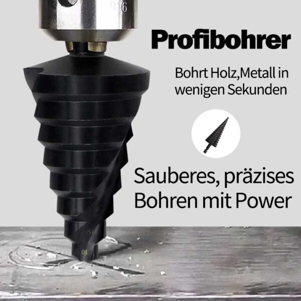 Stufenbohrer mit Sechskant-Schaft