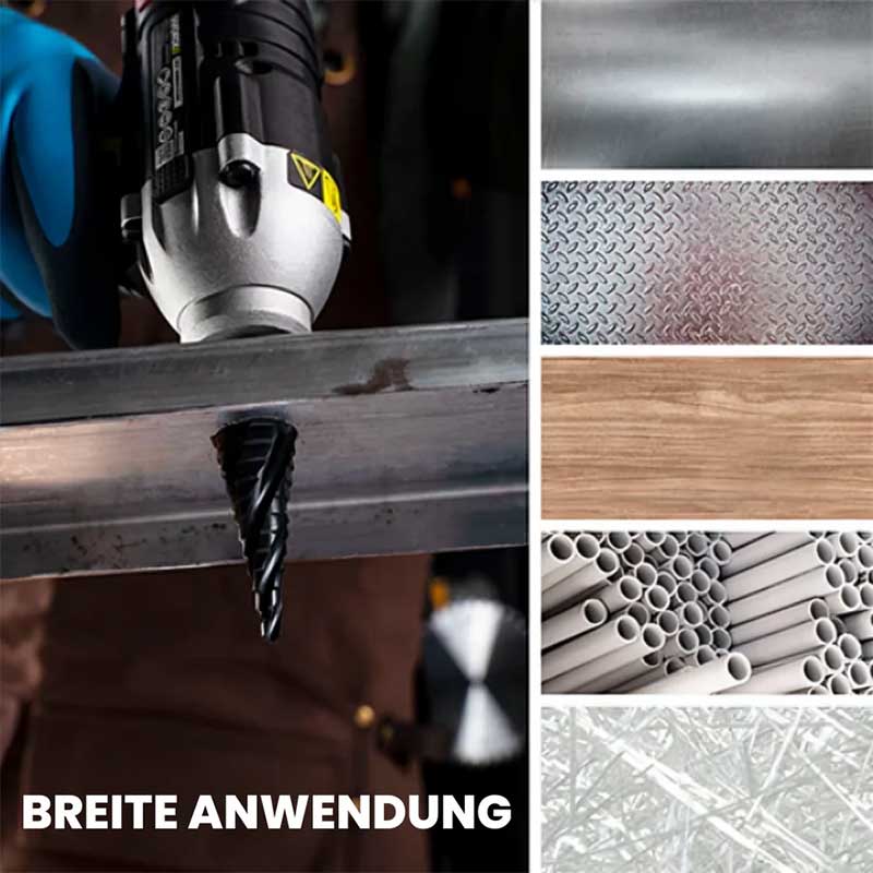 Stufenbohrer mit Sechskant-Schaft