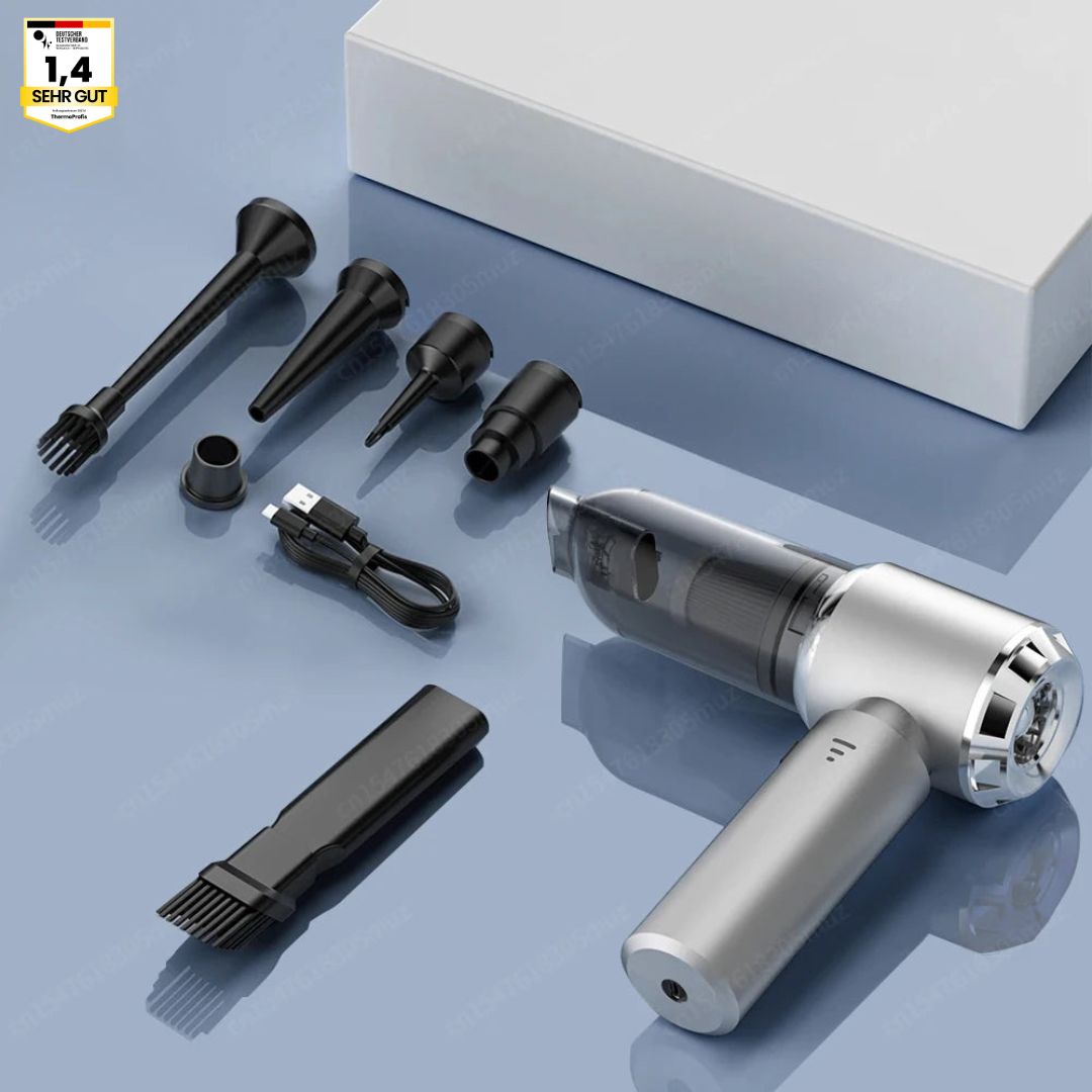 TurboX – 4-in-1 Kabelloser Handstaubsauger, leistungsstark und original