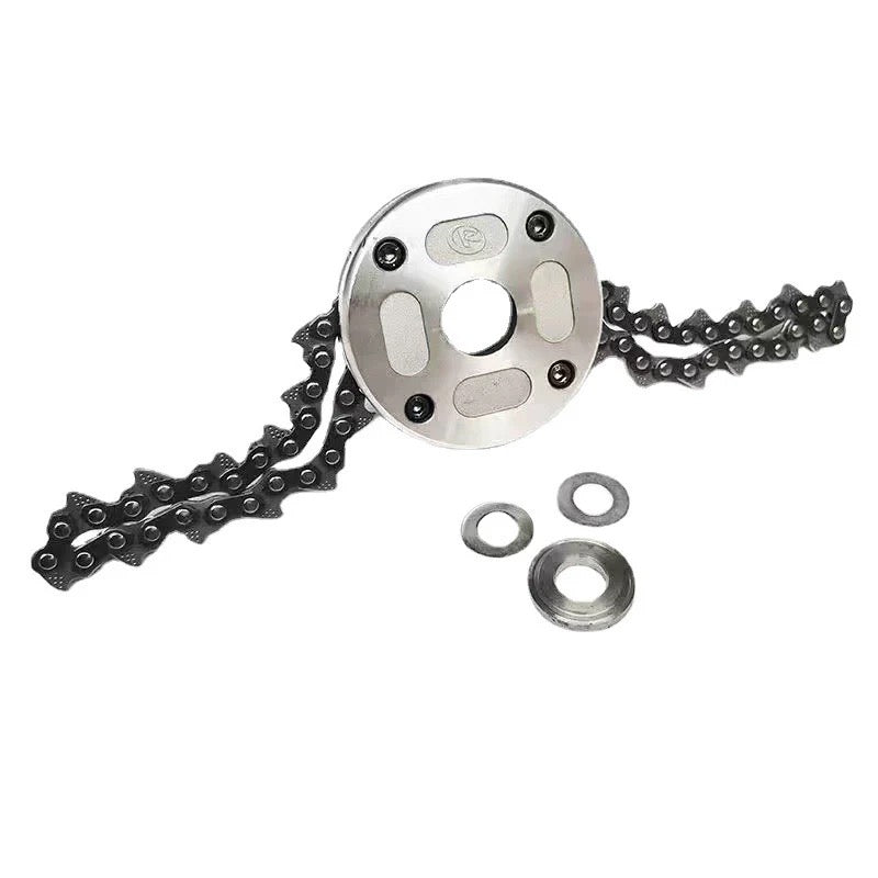 Universal Freischneider Schneidkopf mit Kette – Robuster Trimmeraufsatz für Rasentrimmer und Motorsense